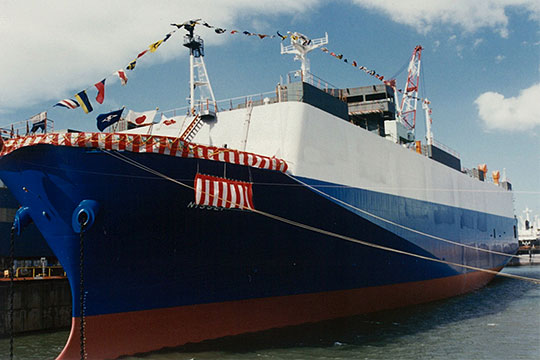 1988年 “日清”就航